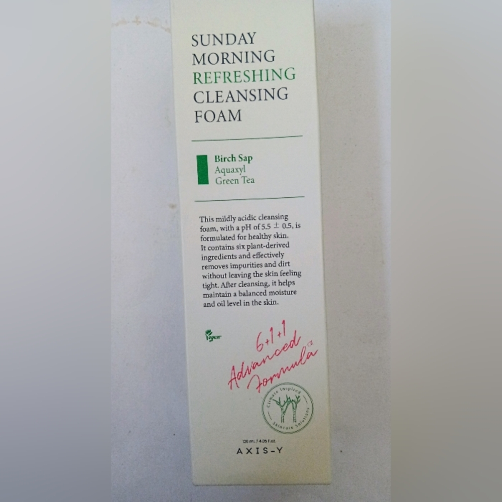 AXIS Y Sunday Morning Refreshing Cleansing Foam, New Cleanser K Beauty Skincare